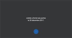 Desktop Screenshot of colette.fr