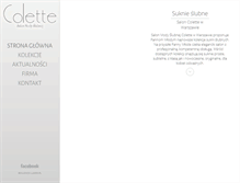 Tablet Screenshot of colette.pl